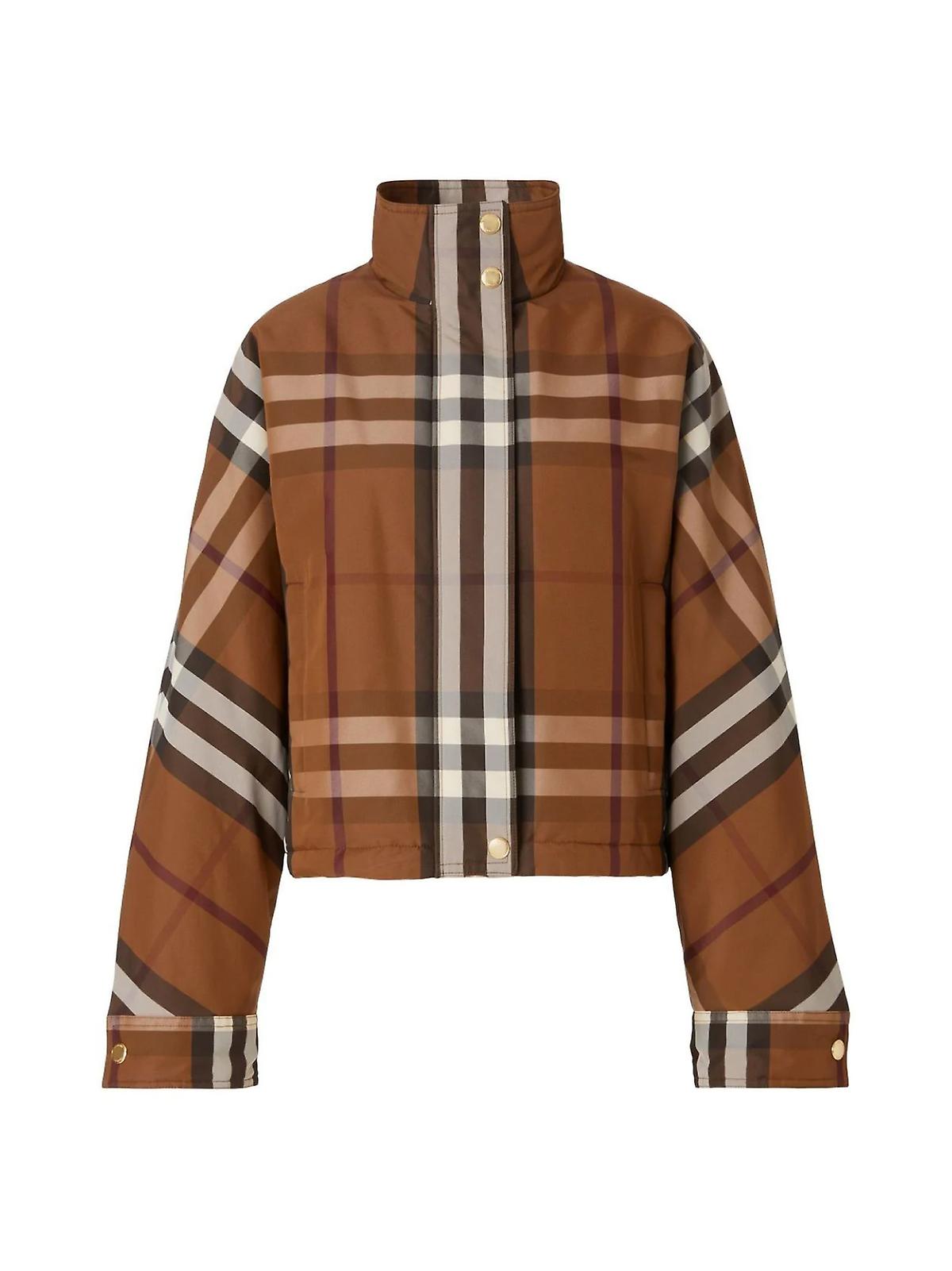 Ayton Check Pattern Zip-Up Jacket