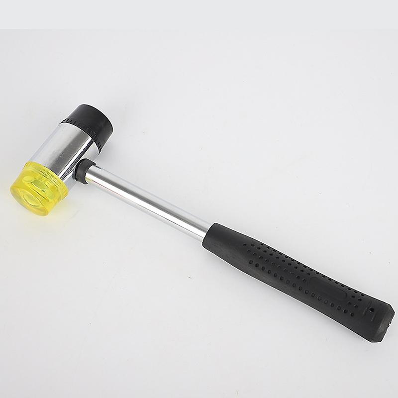 Double-headed rubber hammer. non-slip handle