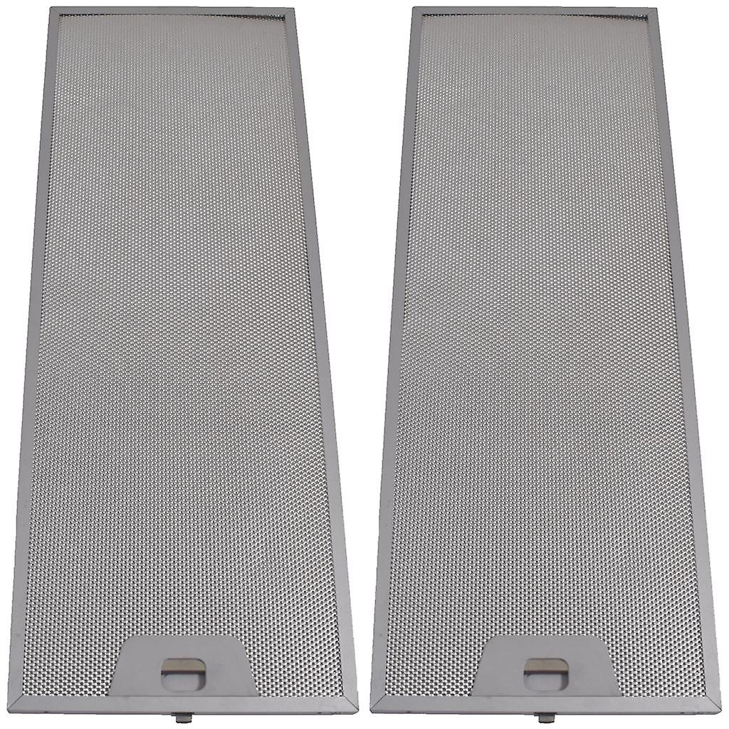 2 x Universal Cooker Hood Metal Grease Filter 515mm x 186mm