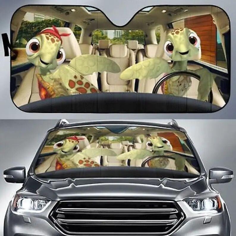 Turtle Safe And Driver Auto Sun Shade Customized Gift Windshield Sunshade, Custom Animal Pattern Sunshade,STYLE FOR CAR~22910
