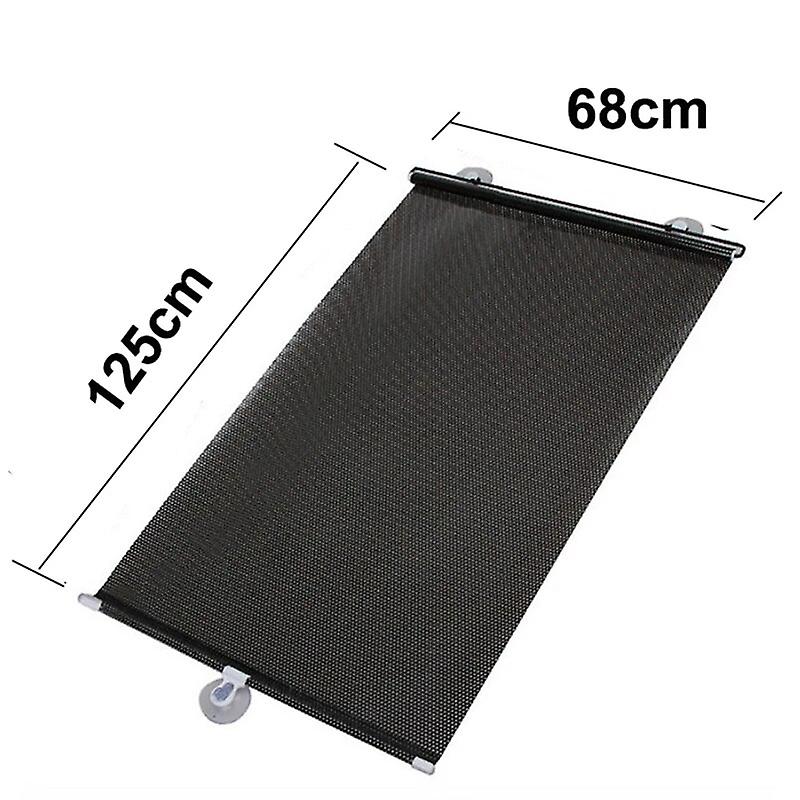 Universal Car Retractable Sun Visor Folding Sun Visor Sheet Auto Interior Windshield Protective Accessories~23378