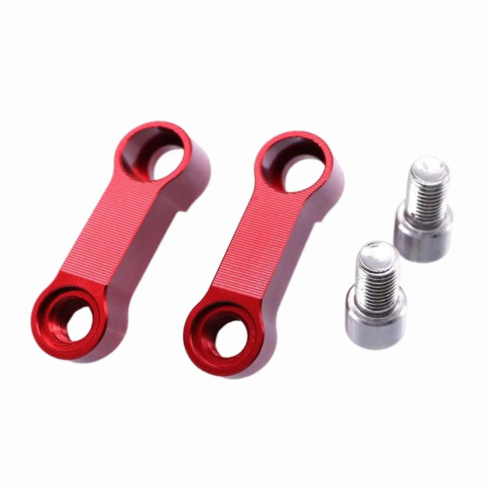 2pcs Riser Mirror Mount 10mm High M10 Aluminum Alloy~8495