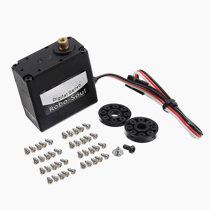 180 Degree 15kg Large Torque Metal Gear Biaxial Digital Servo For Robot