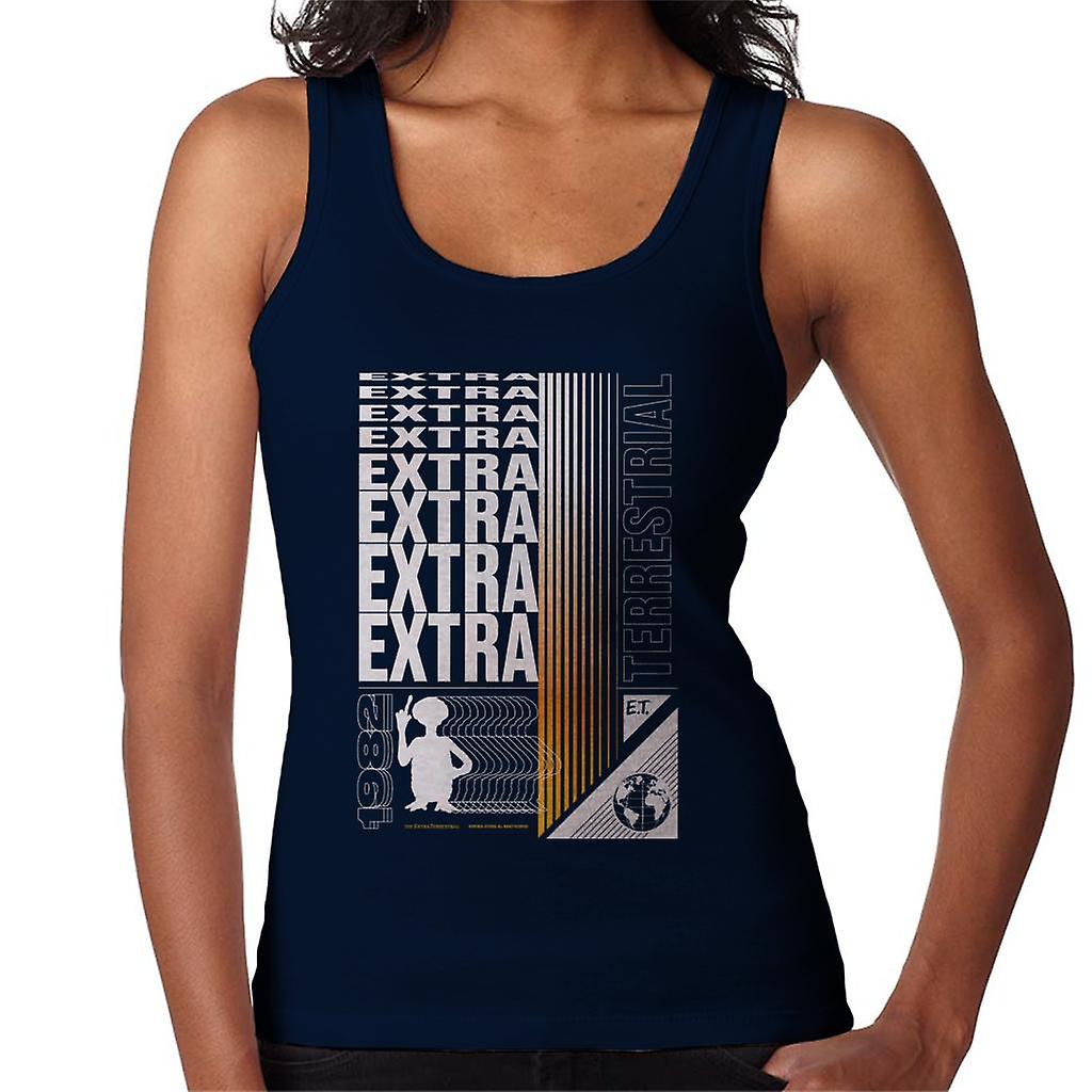 E.T. Extra Terrestrial Mirrored Text Women's Vest