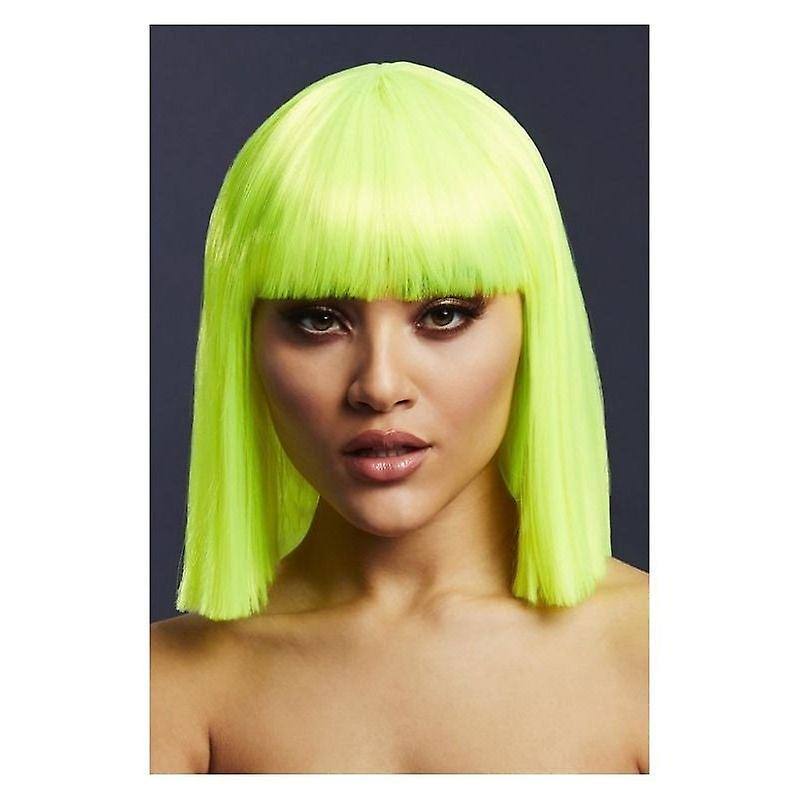 Fever Lola Wig Neon Lime 70284