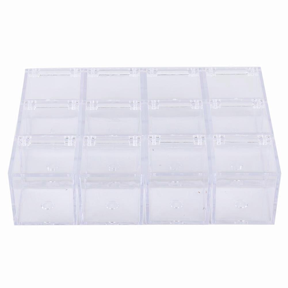 Collectible Display Solutions for Wedding Party Gifts, Transparent Display Cases with Hinged Lid for Good Sealing, Clear Plastic Containers for