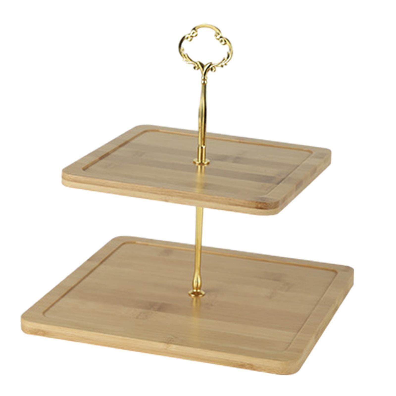 Stand per servire Supporto per cupcake a più livelli Piatto da portata multiuso in legno Supporto per vassoio da portata a più livelli per docce per bambini doccia di frutta per matrimoni