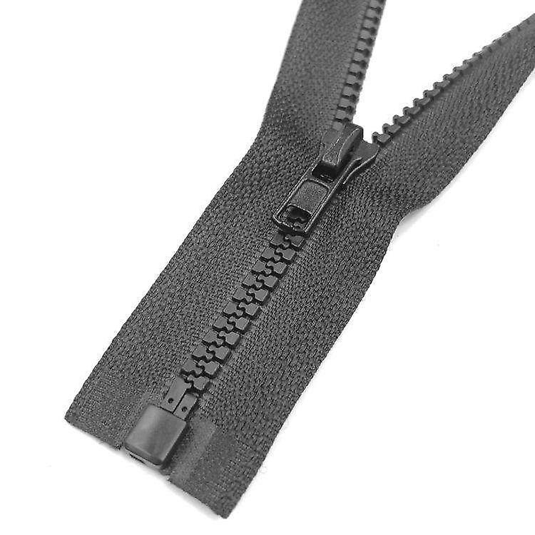 拉链 75 厘米 可分离 - 黑色 - DIY