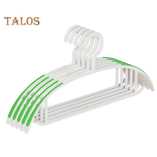 5 Pcs Coat Hangers Anti-slip Design Thick Large Structure Great Load Bearing Anti-scratch Seamless No Deformation Wet Dry Dual Use Pants Hangers