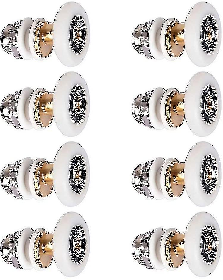 Shower Doors - Roller Casters for Shower Door Sliding Rollers Door Roller Replacement Wheels 8 Piece