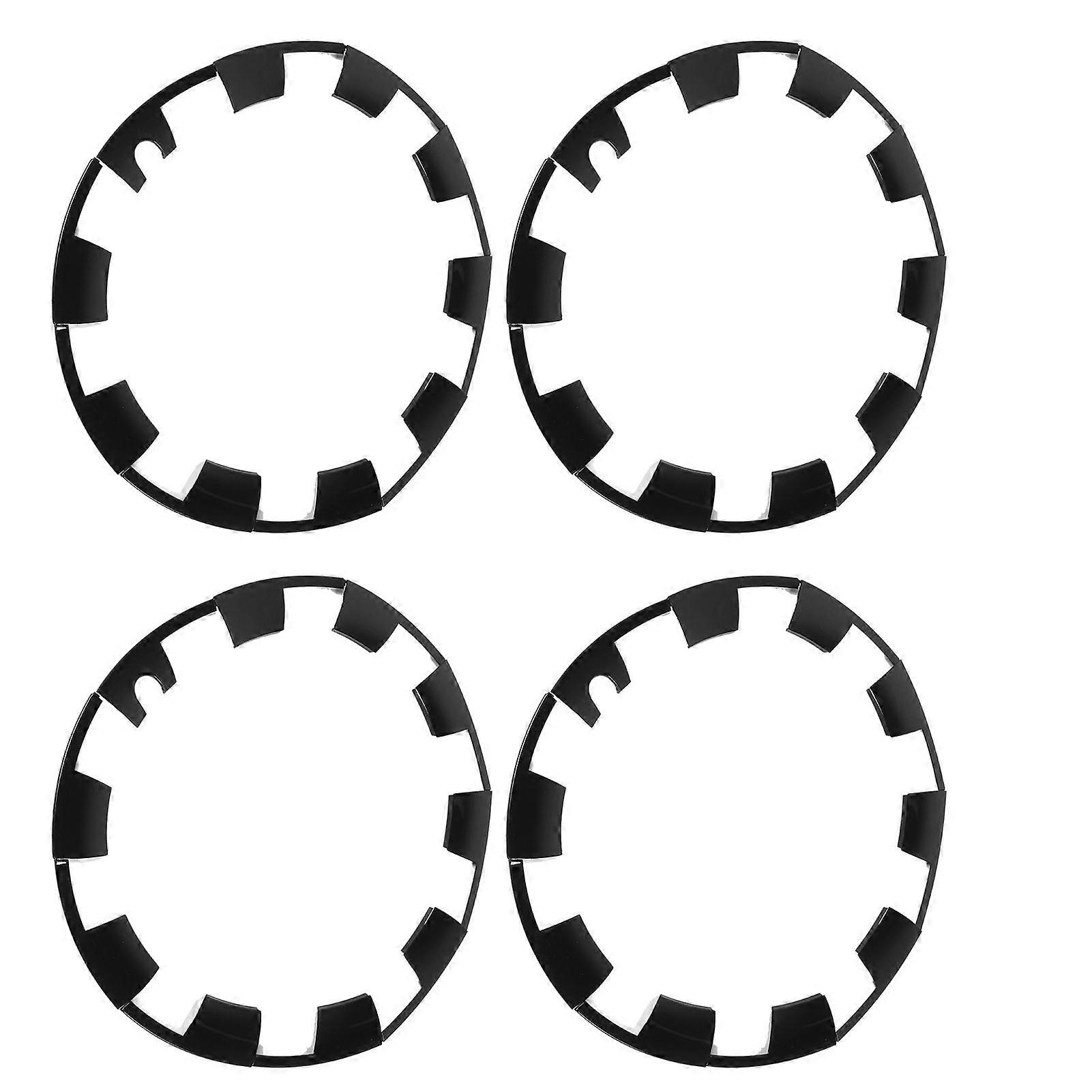 40 Pcs Glossy Black ABS 20in Wheels Rim Protector for Model Y 2021-23