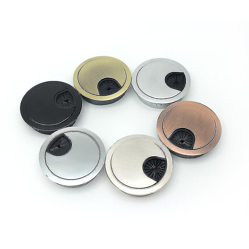 Desk Wire Hole Cover Computer Tidy Grommet Table Cable Outlet Port Surface Line Box Table Cable Hardware,4pcs