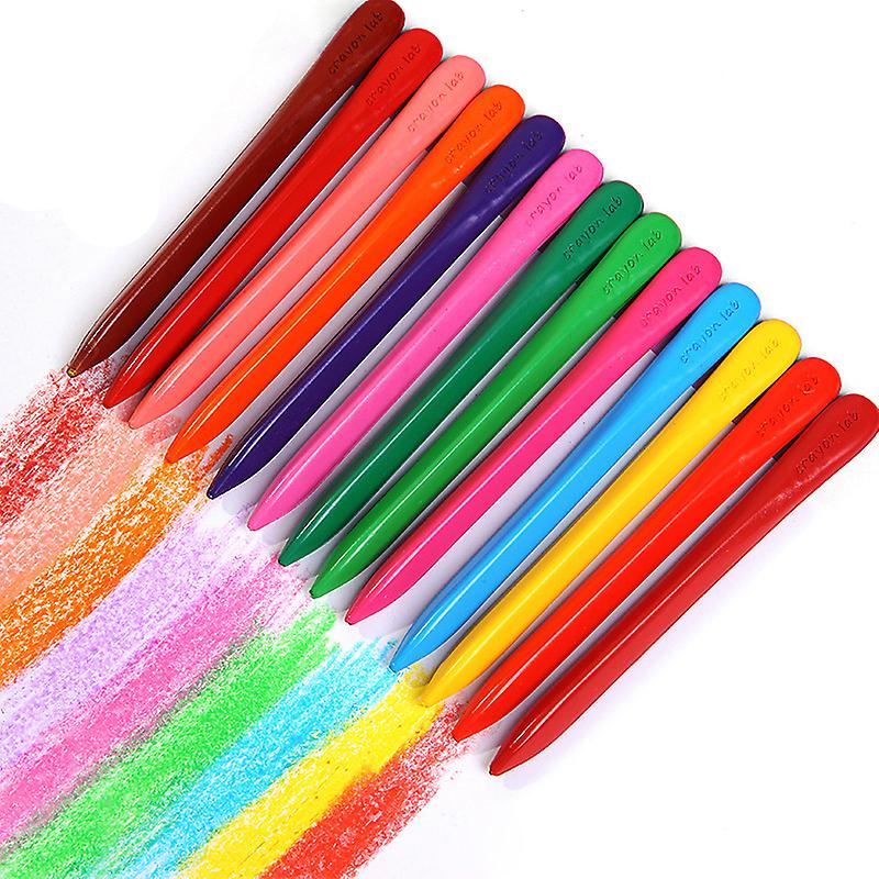 36 Colors Triangular Crayons Triangular Colouring Pencil for Students Kids Children