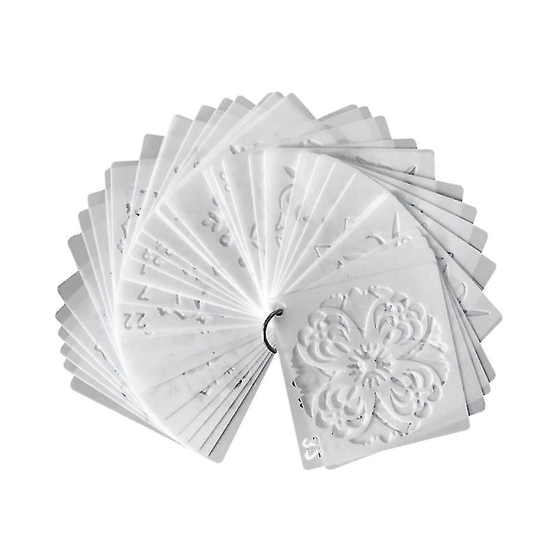 36pcs Flower Stencils