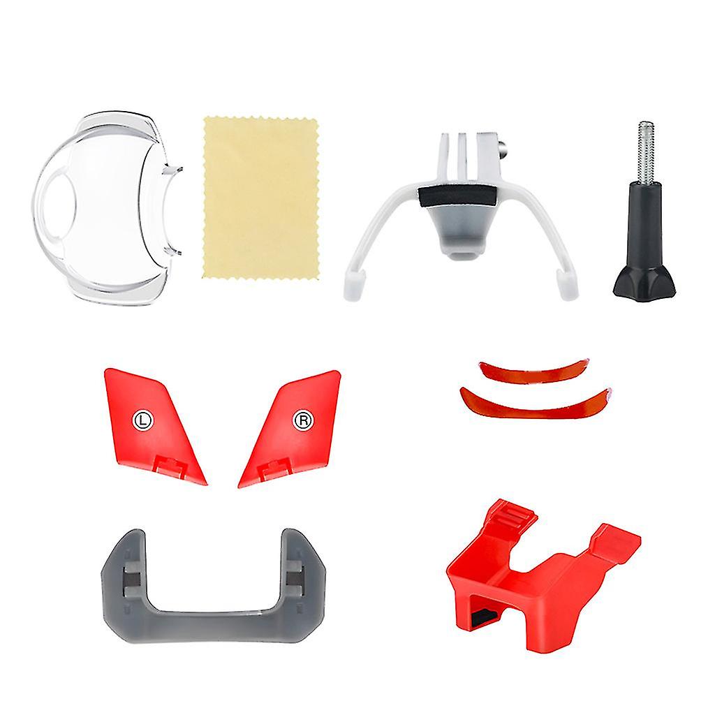 Aircraft Flight Set With Connector& Left Right Wing For Fpv Ride Through Machine