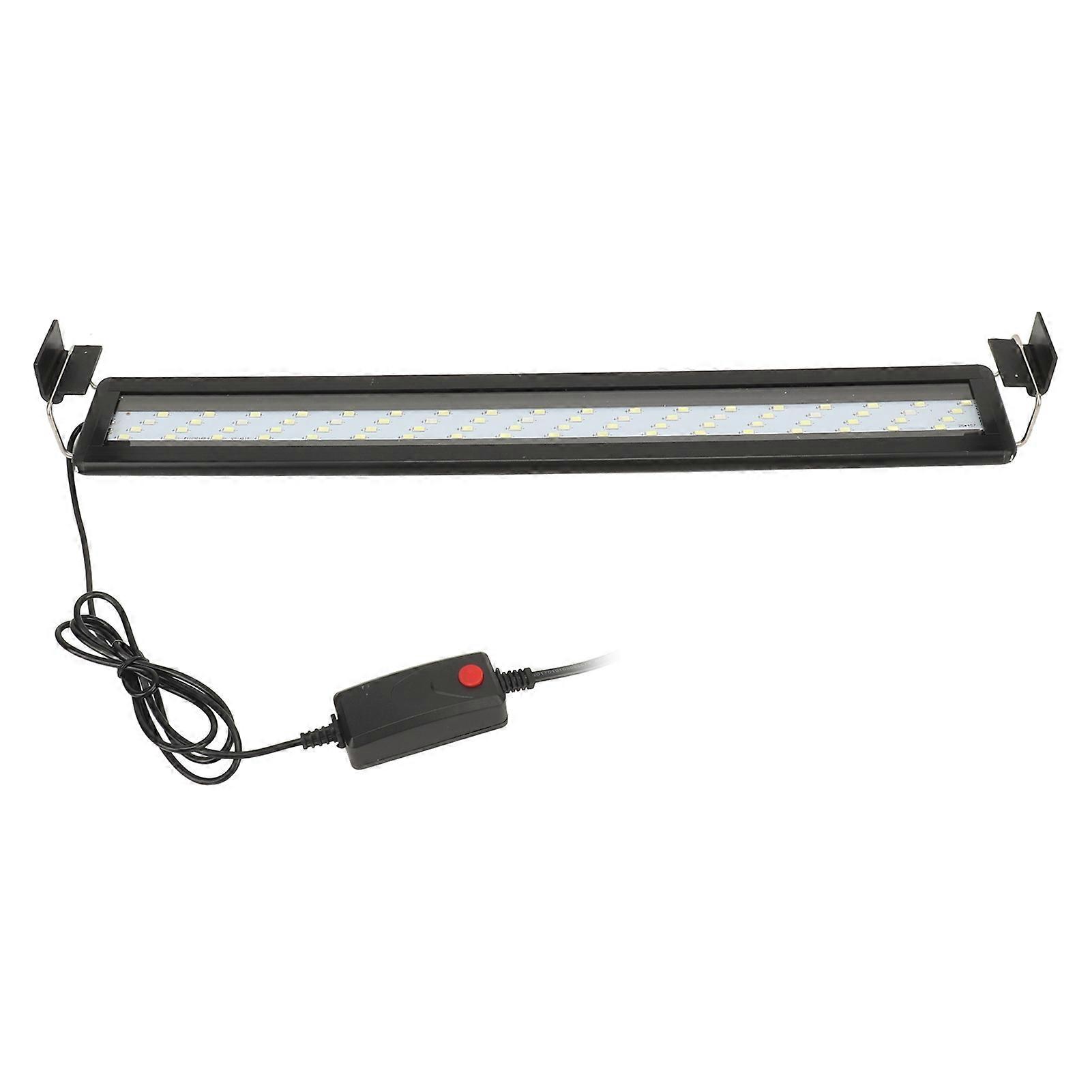 LED Aquarium Light 6W 3 Colors Modes Timer Function Aquarium Light for 20 Inch to 24 Inch Fish Tank EU Plug 220V