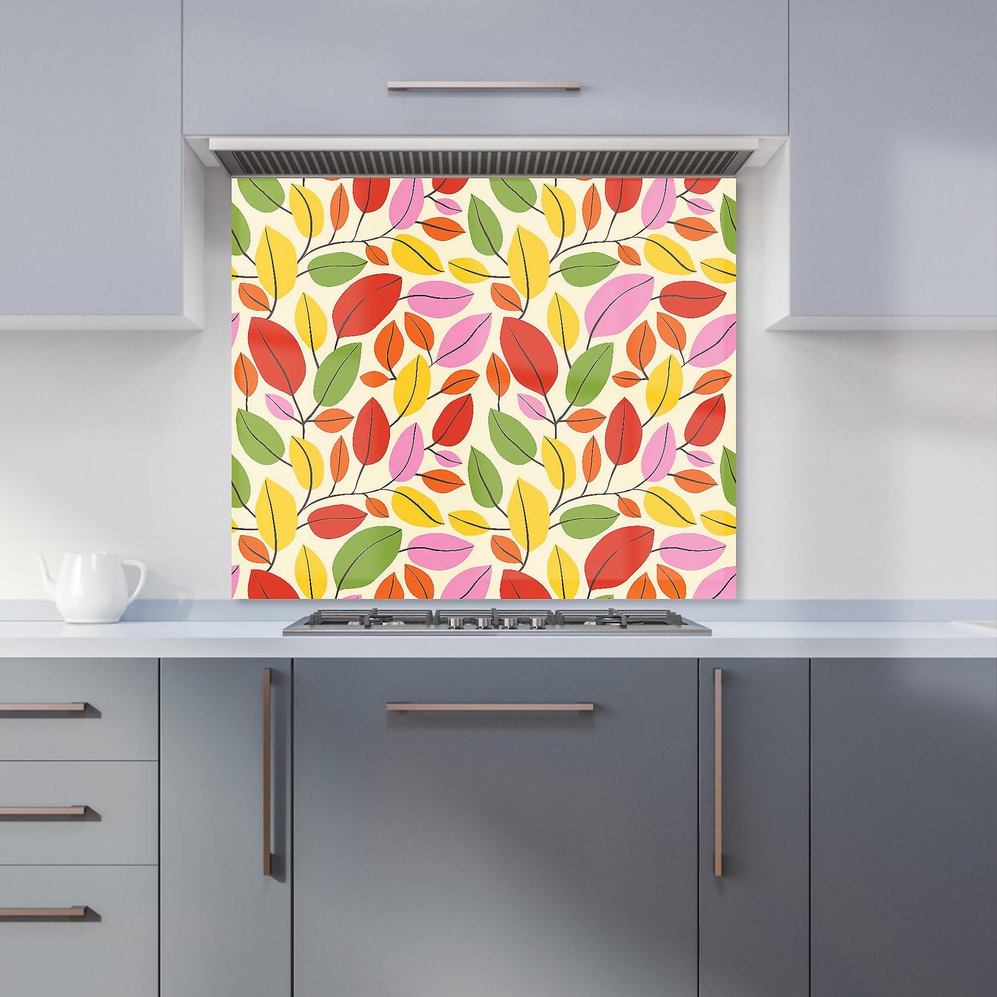Autumn Leaves Kitchen Splashback