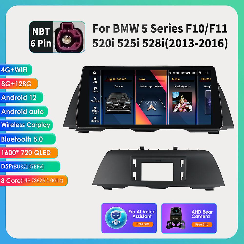 4g Dsp Carplay Android 12 Car Multimedia Video Player For Bmw 5 F10 F11 520i 525i 528i 2011-2016 Autoradio Gps Navi Headunit Swc