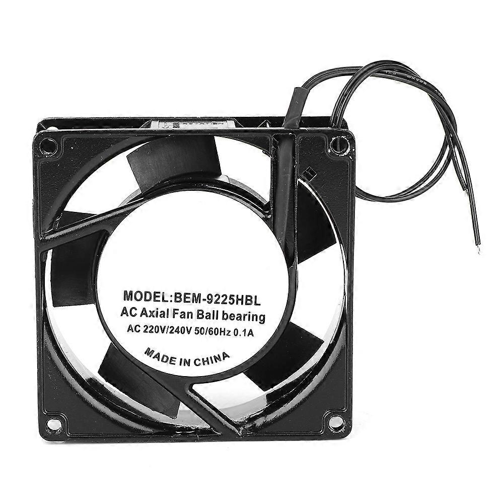 Hiljainen tuuletin kaksoiskuulalaakeroitu hiljainen jäähdytyselementtituuletin erittäin lujalla terällä 92 x 92 x 25mm