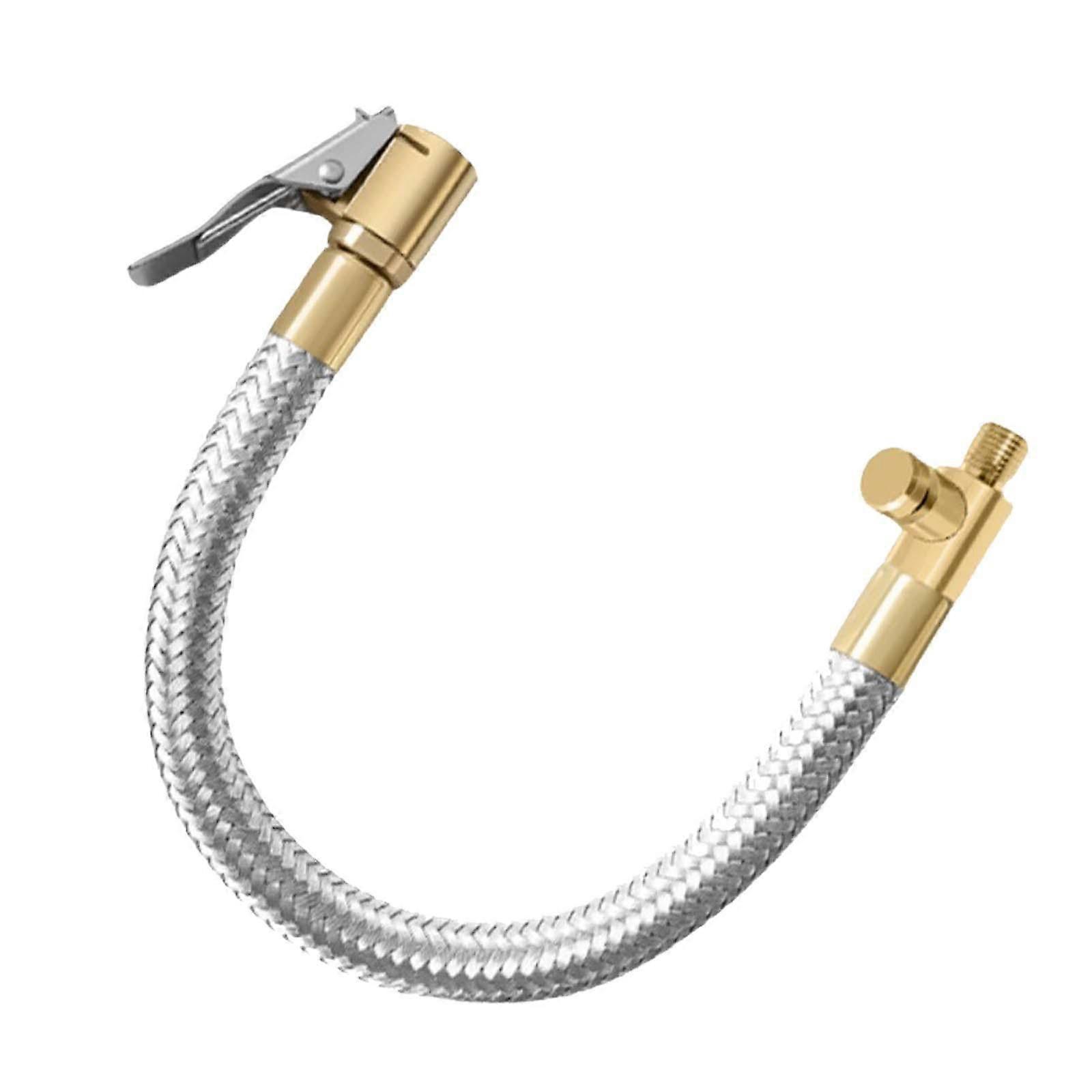 Air Pump Inflator Extension Hose Tyre Pump Inflation Chuck Adapter Hose with deflation
