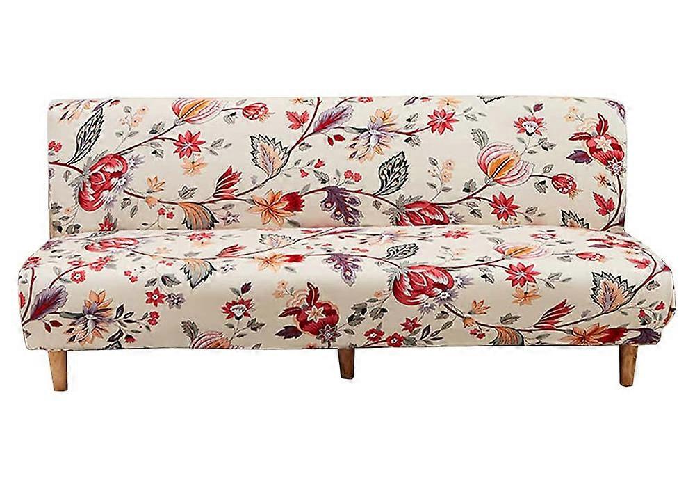 Sofa cover without armrests stretch armless sofa throw 3 seater sofa cover