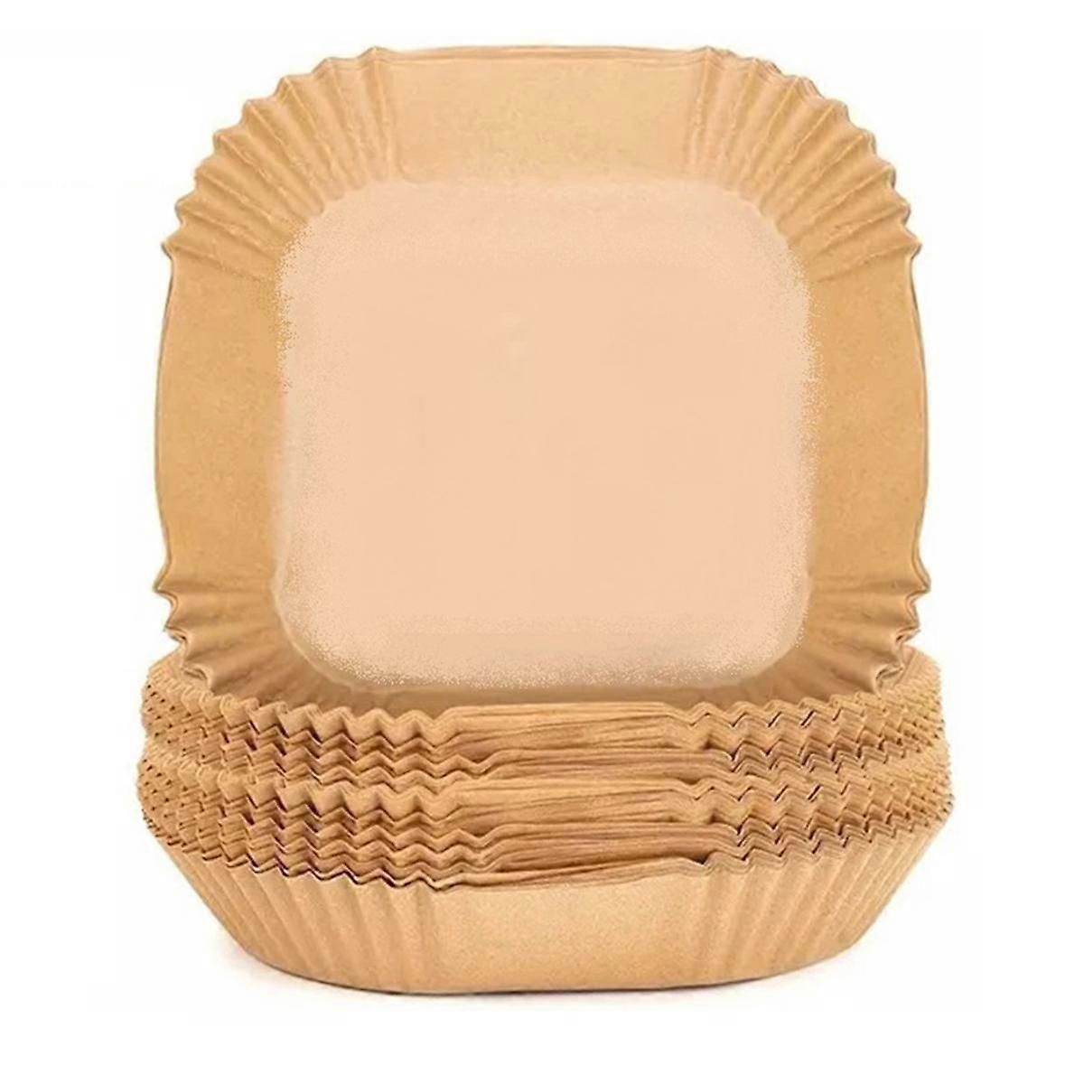 Silicone Oil Paper for 125pcs Air Fryer Food Silicone Oil Temperature Absorbent Paper Bakery Parts
