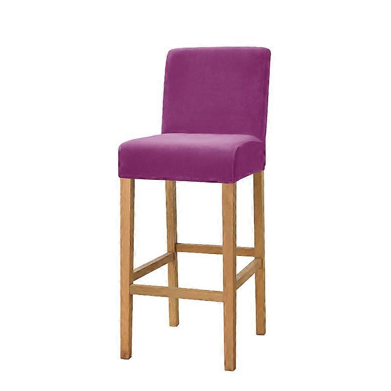 Stretch Bar Stool Cover Counter Stool Pub Chair Slipcover For Dining Room Cafe Barstool, Set Of 2