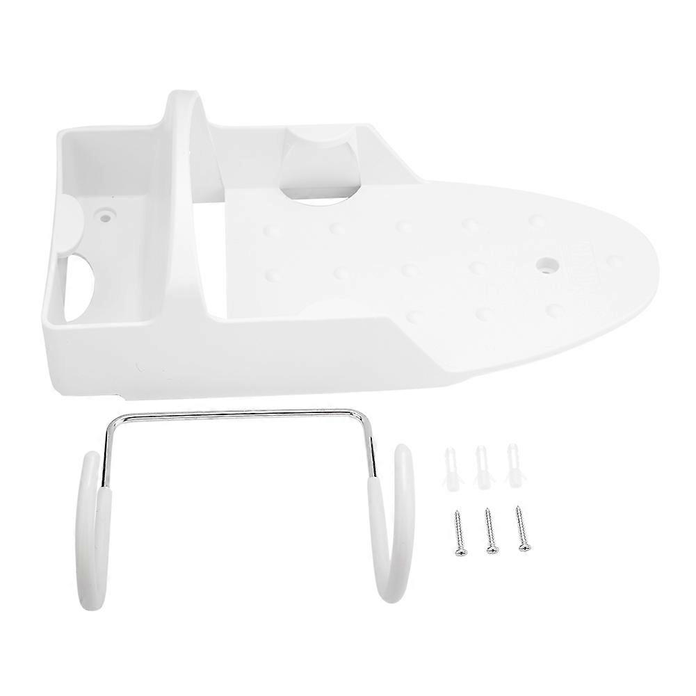 Wall-Mounted Iron Holder Rack Ironing Board Table Hook Organizer