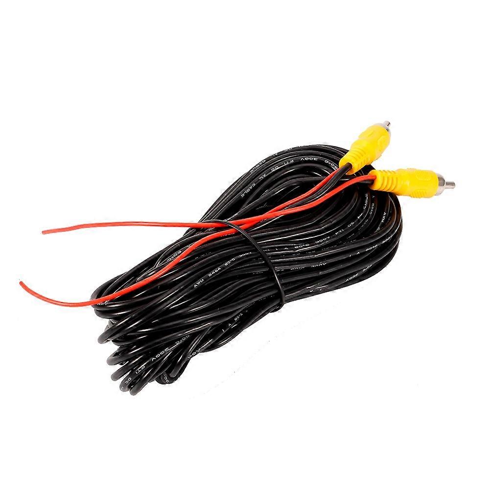 15m RCA to RCA Male to Male AV Audio Video Cable Cord for Car Rear Camera DVD CD Player TV Box