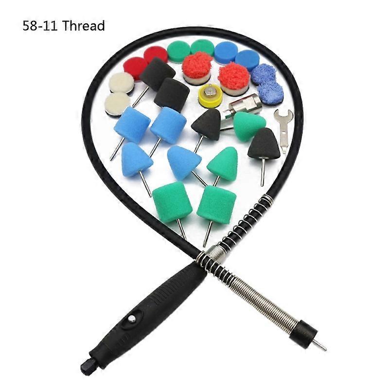 Car Wheel Hub Polishing Tool Set Buffing Polishing Sponge Foam Pad Cleaner Kit