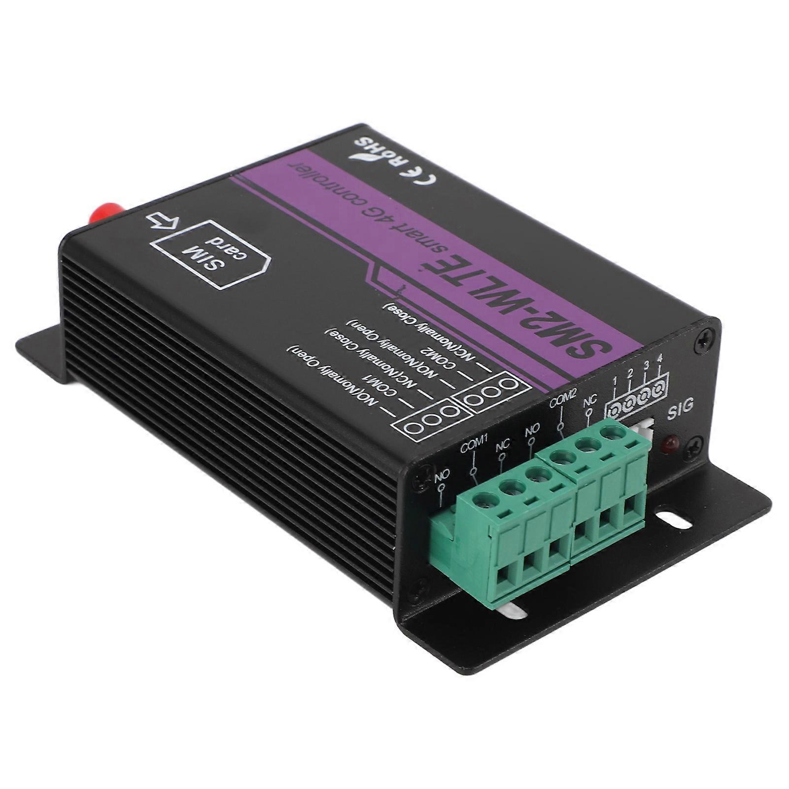 SM2 WLTE EC 4G Dual Channel Relay Switch with Temp Humidity Sensor