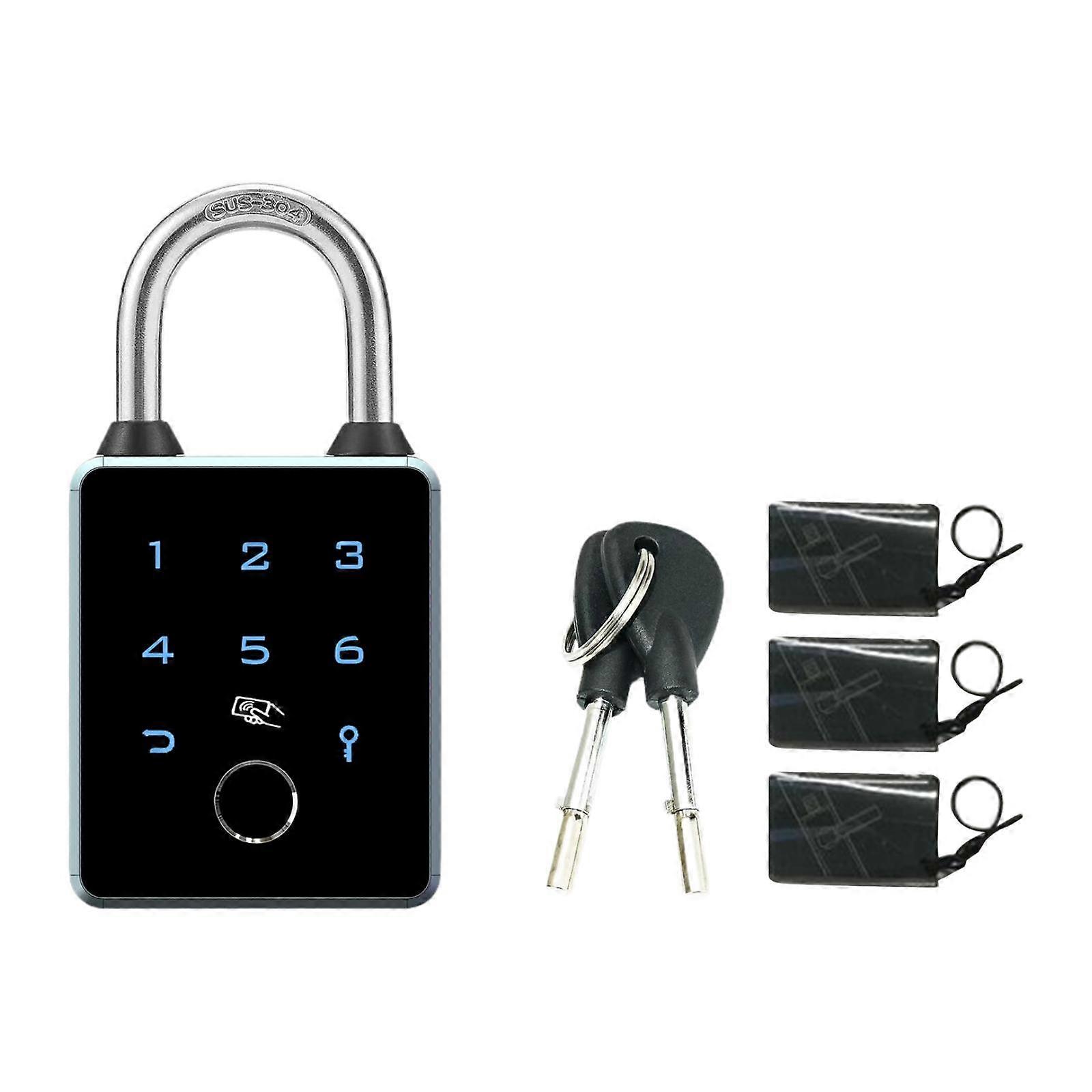 Combination Smart Padlock with Keys for Garden Door Warehouse Warehouse Door Tuya