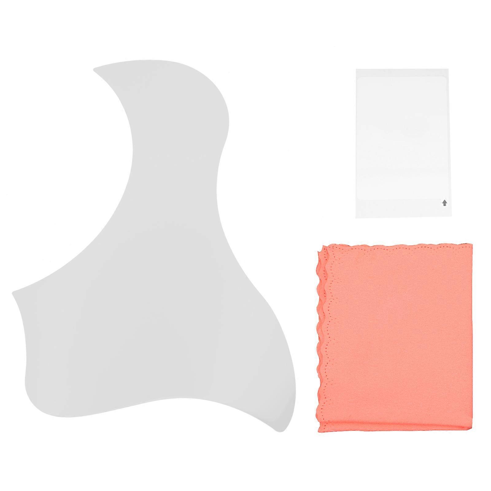 1Set Professional Transparent Guitar Pickguard Anti-scratching Pickguard Sticker