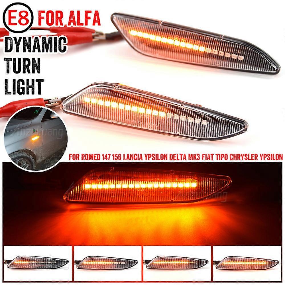 For Alfa Romeo 147 156 Fiat Tipo Lancia Delta Ypsilon 60686516 Dynamic Side Marker Light Turn Signal Blinker Indicator Lamp