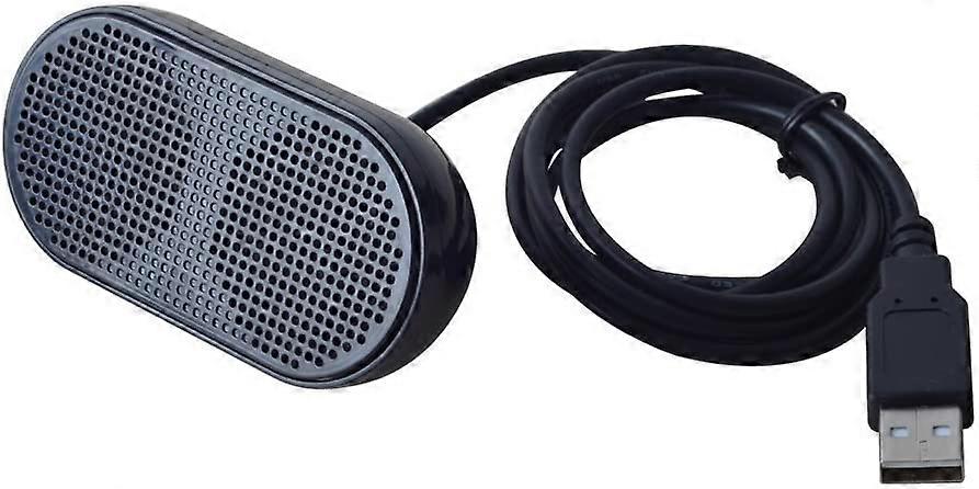 Honkyob Usb Mini Speaker Computer Speaker Powered Stereo Multimedia Speaker Voor Notebook Laptop PC (Zwart)