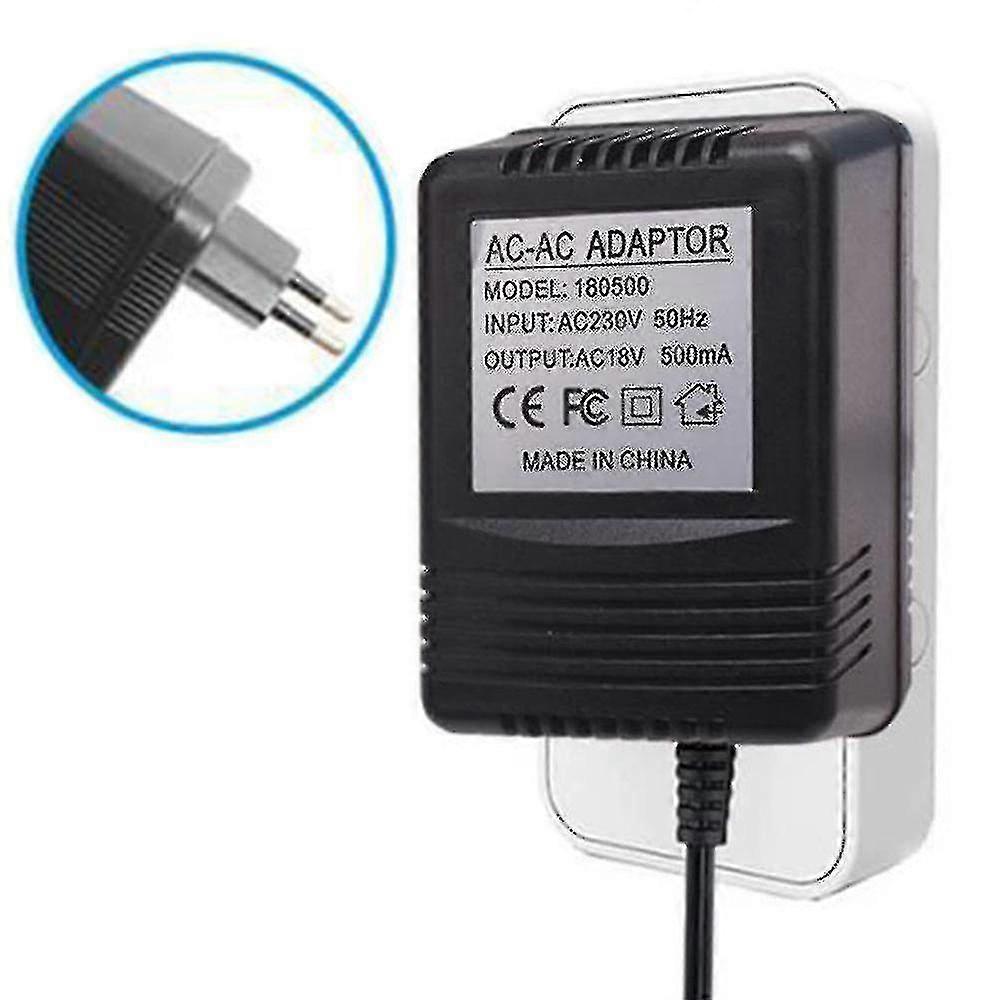 230v στο καλώδιο προσαρμοστών τροφοδοσίας 18v 500ma 5m για το κουδούνι βίντεο