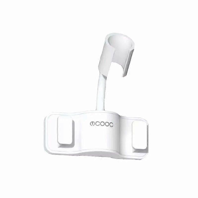 Bathroom shower bracket, adjustable without perforation, waterproof and moisture-proof (white)