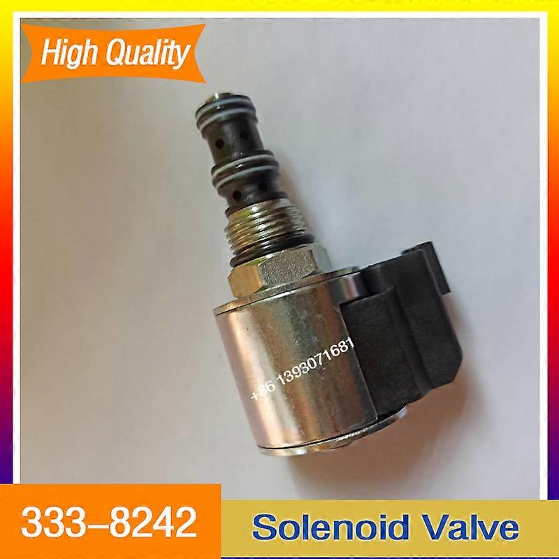 12V 24V Car power connector 333-8242 Valve Solenoid For Excavator Solenoid Valve Main Pump 3338242