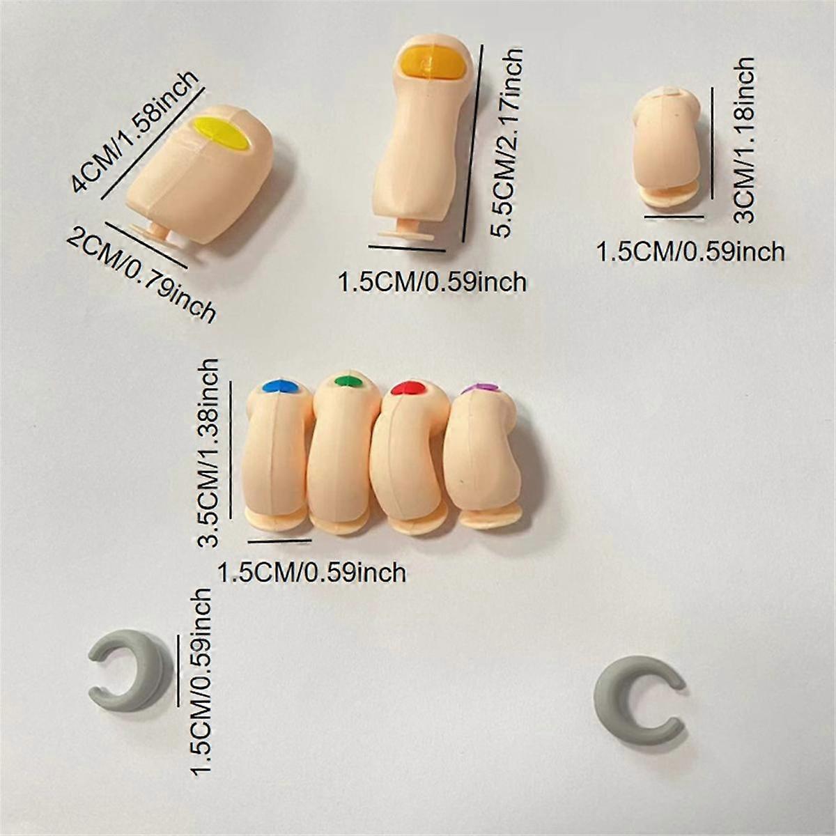 Funny Toe Clog Shoe Charms,Shoe Charms Clog Shoes Decoration,Clog Sandals Accessory Whimsical Charm