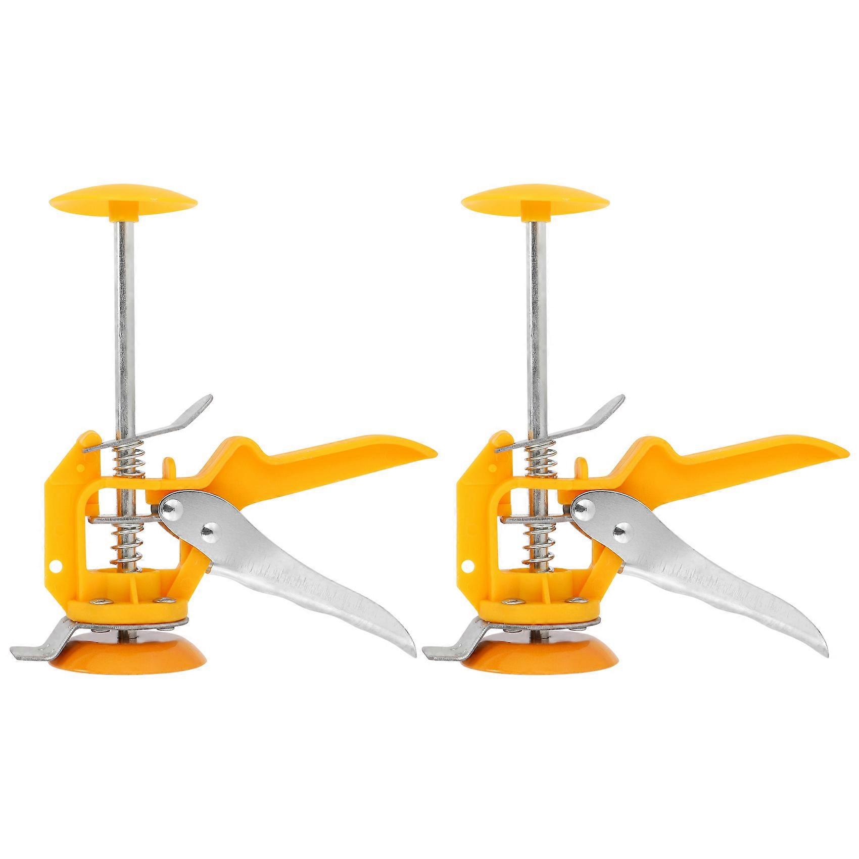 2Pcs Tile Leveling System Leveler Wall Tile Paving Locator Tool Clip Floor Installation Tile Alignm