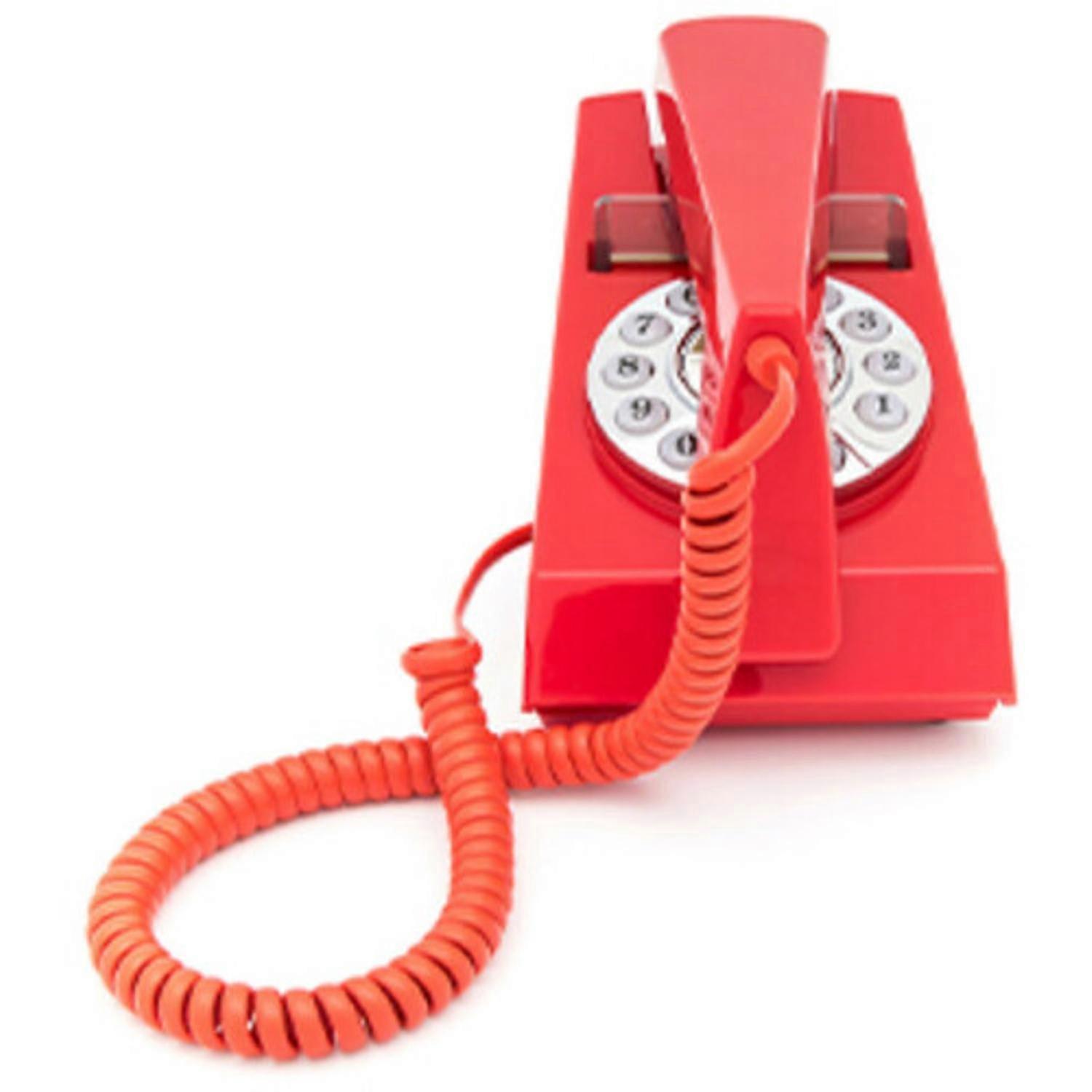 GPO Retro GPOTRMR Trim phone Desktop or Wall Mountable - Red  [MISC ACCESSORY] Red USA import