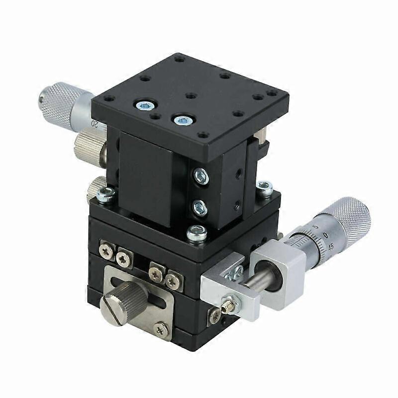 XYZ Linear Stage Alluminio LD40-LM 40x40mm 3 Stadio Ottico ad Alta Precisione Manuale Fg