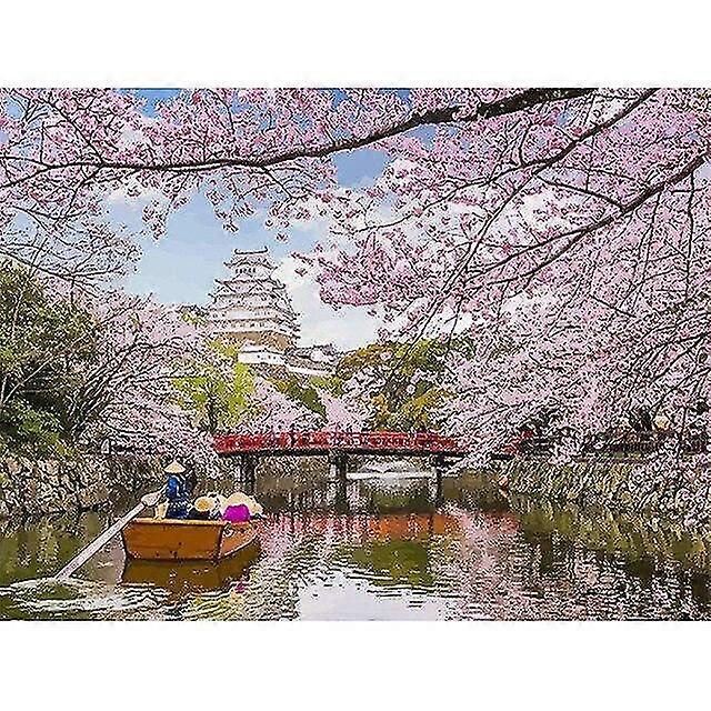5d Diamond Painting Flower Full Embroidery Rhinestone Picture Art Cherry Blossom Tree Cross Stitch Home Decoration