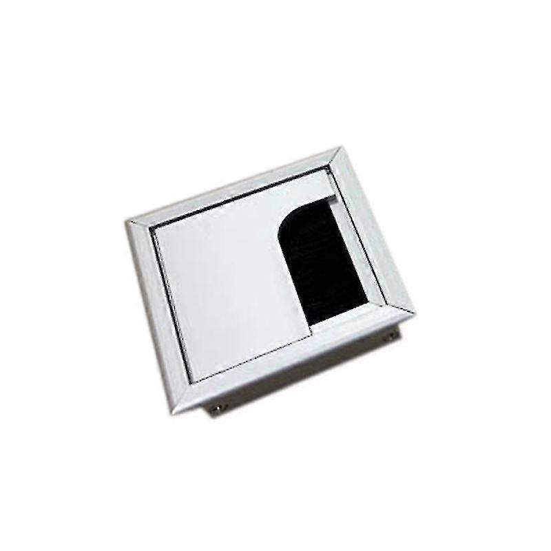 Aluminium square / rectangle desk computer wire cable outlet insert hole