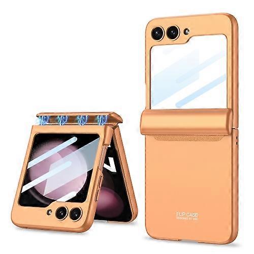 For Samsung Galaxy Z Flip5 GKK Integrated Magnetic Full Coverage Folding Mobile Phone Case