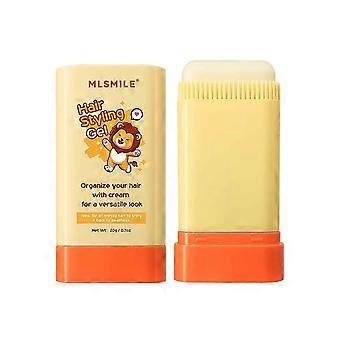 2 In 1 Hair Combing Hair Finishing Cream Styling Hair Gel Children Pregnant Women Antifrizz Hair Wax Stick Wax Stick For Hair Slick Stick 20g Tw