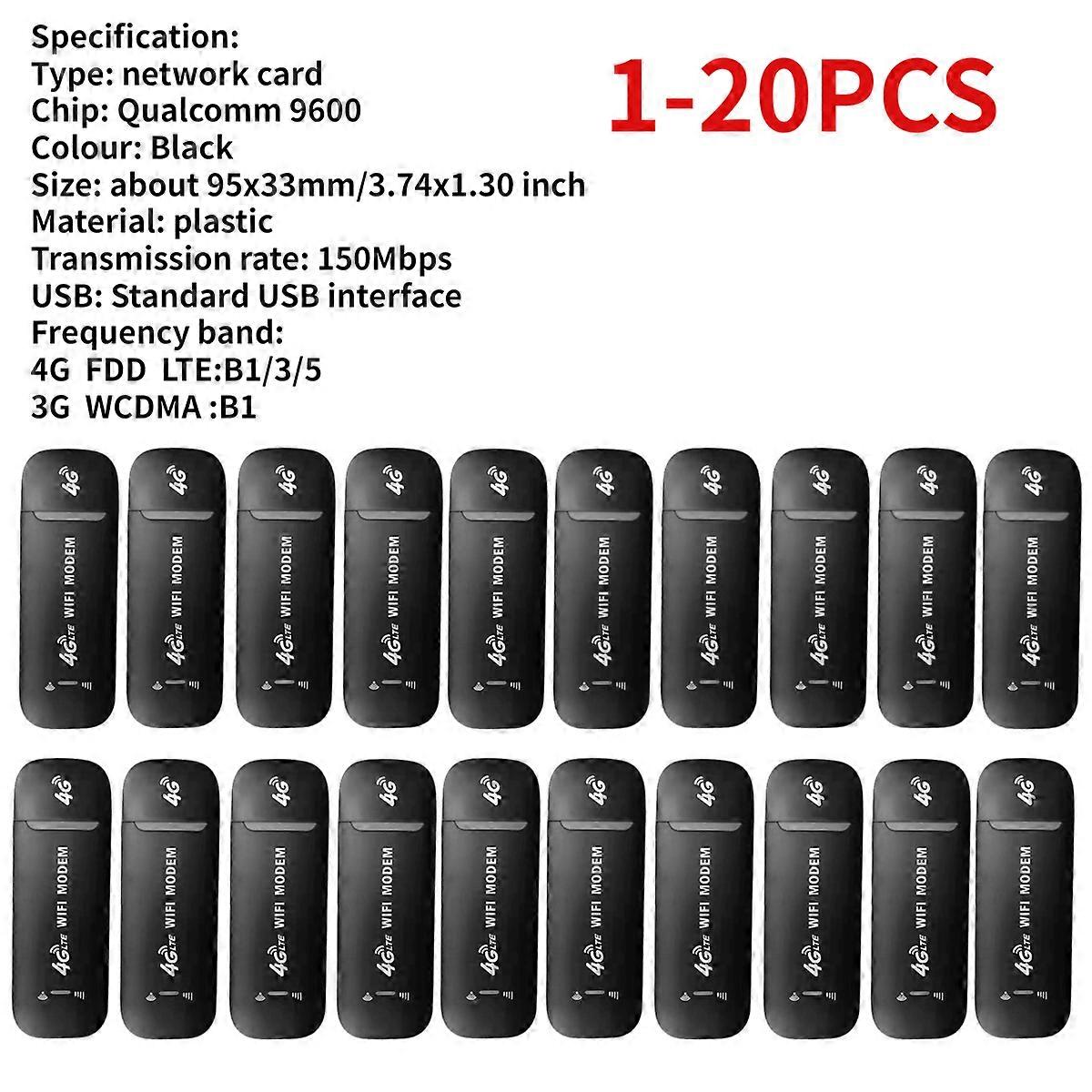 Chiavetta modem USB wireless 4G LTE, banda larga mobile, 150 Mbps, scheda SIM, router wireless, chiavetta modem USB 150 Mbps per casa e ufficio