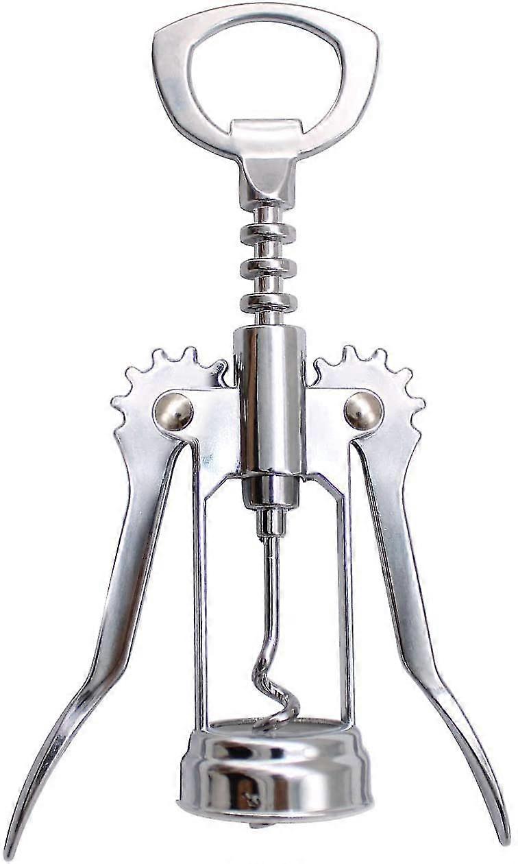 Multifunction Winged Wine Bottle Corkscrew, Zinc Alloy Bottle Opener