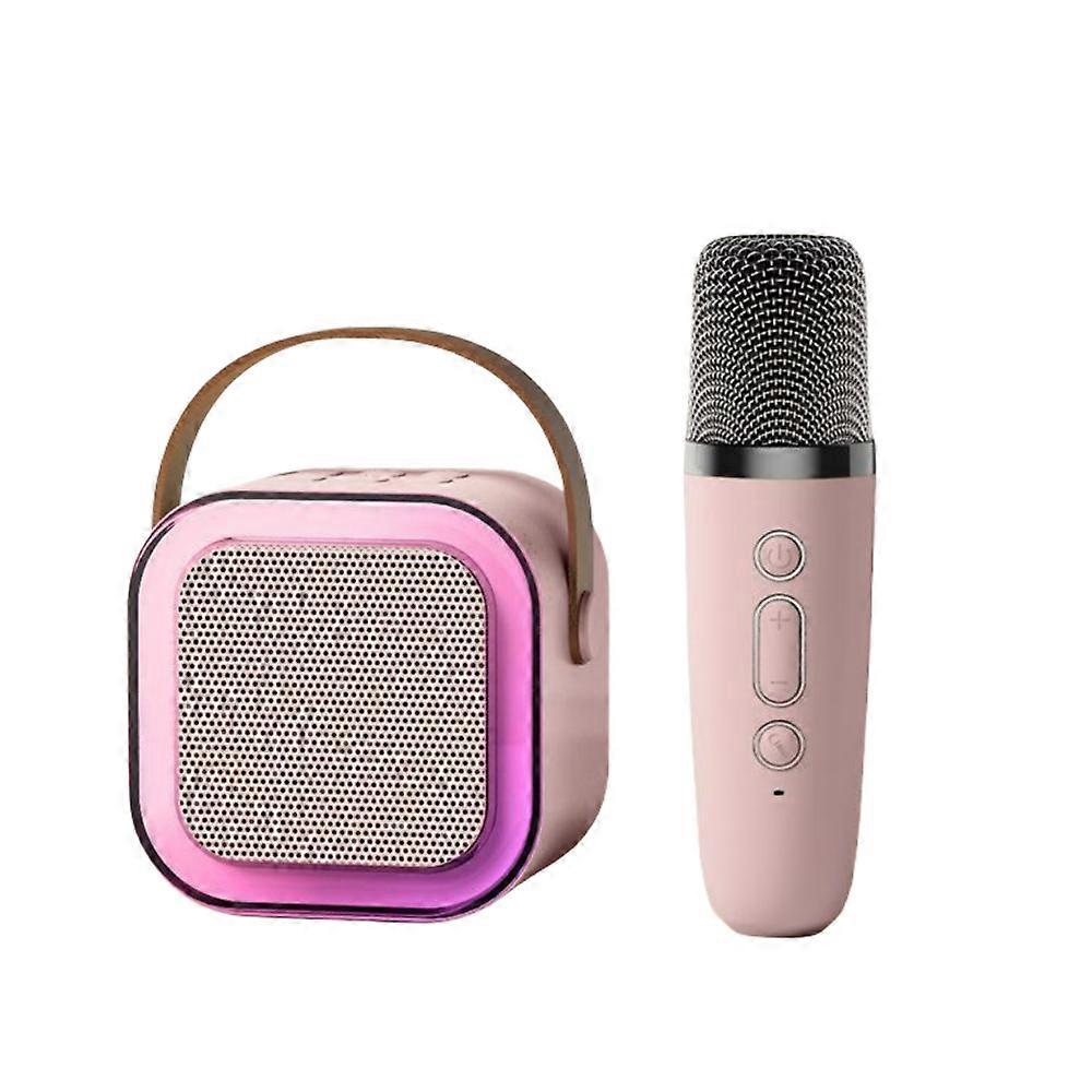 Mini machine à karaoké,Mini machine à karaoké avec 1/2 microphones sans fil
