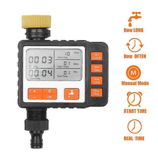 Programmierbarer digitaler Bewässerungstimer für den Außenbereich Automatischer Bewässerungssystem-Controller Wasserhahn Schlauch-Timer